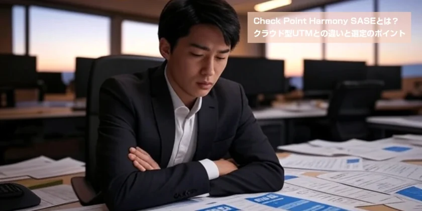 CheckPoint Harmony SASEとは？クラウド型UTMとの違いと選定のポイント