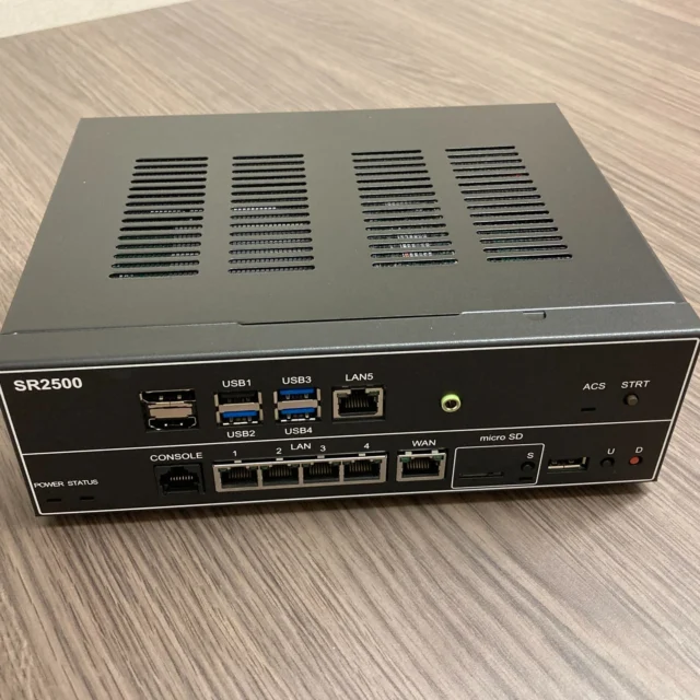 ALEXON SR2500（アレクソン高性能業務用ルータ/VPNルータ SR2500）

LANへの裏口侵入をブロック　アクセスウォール（不正接続検知機能）SR2500のみ
PCハード・ソフト情報を収集　PCドック（IT資産管理機能）SR2500/SR700
ネットバックアップ　VRRP（冗長構成）
USBストレージ制御（LUS100）

#ALEXON #SR2500 #アレクソン #高性能業務用ルータ #VPNルータ

#尼崎 #阪神尼崎 #Emission #Emission株式会社

ネットワーク構築サービス
https://www.emission.jp/service/network